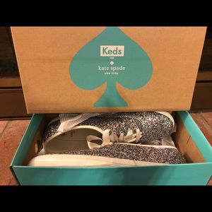 Kate Spade glitter Keds